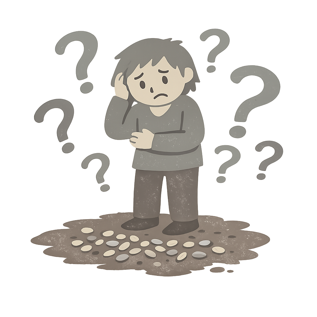 Parent feeling overwhelmed with scattered worries about child development